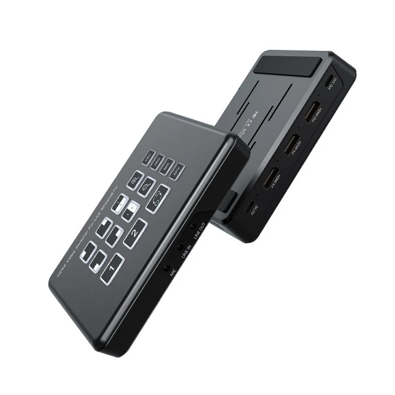2 Way HDMI Video Switcher For Live Streaming 2 in 1 Out high quality