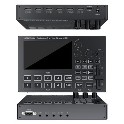 5-inčni ekran HDMI 4 Way Video Switcher